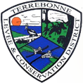Terrebonne Levee ∧ Conservation District Logo